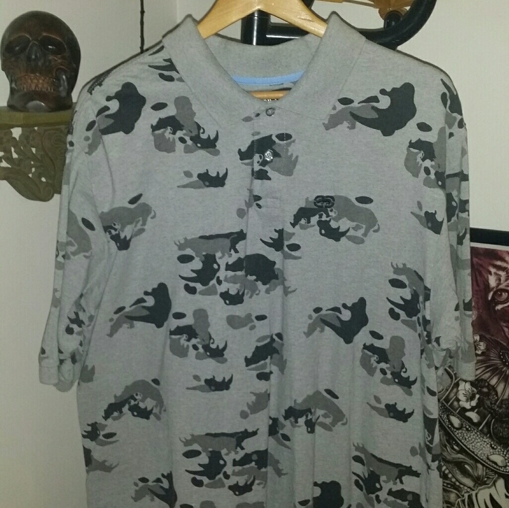 Men's ECKO Polo Rhino Shirt XXL